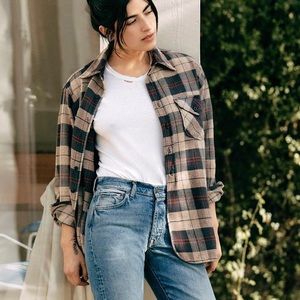 Imogene + Willie Plaid Flannel Shirt Women’s Medium